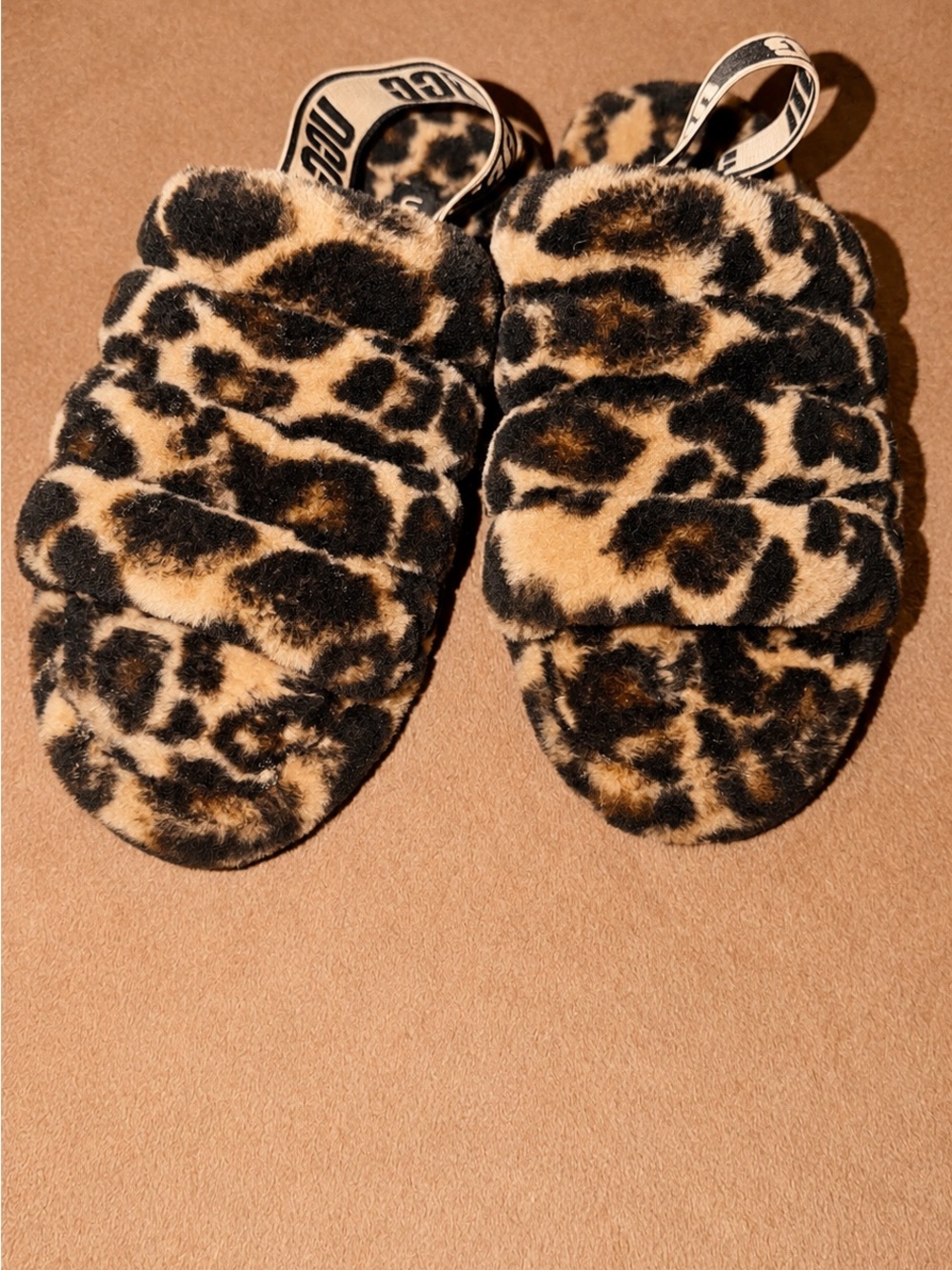 UGG Fluff Yeah Leopard Slippers – Women’s US 10 (EU 41) 🐆